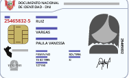 DNI Reverso - Lado posterior